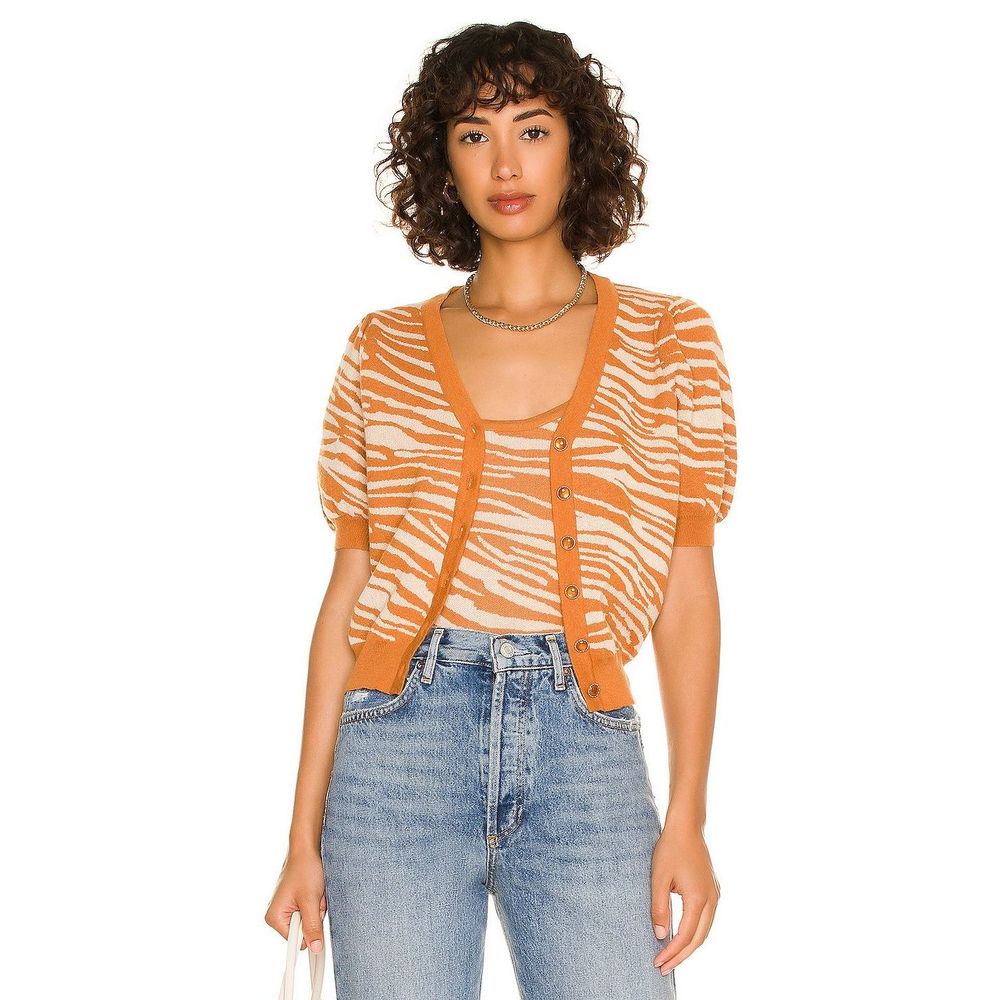 NEW Size M HEARTLOOM Zelata Cardi in Clay REVOLVE MSRP $89